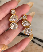 Emmila Diamond Gold Earrings