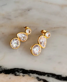 Emmila Diamond Gold Earrings