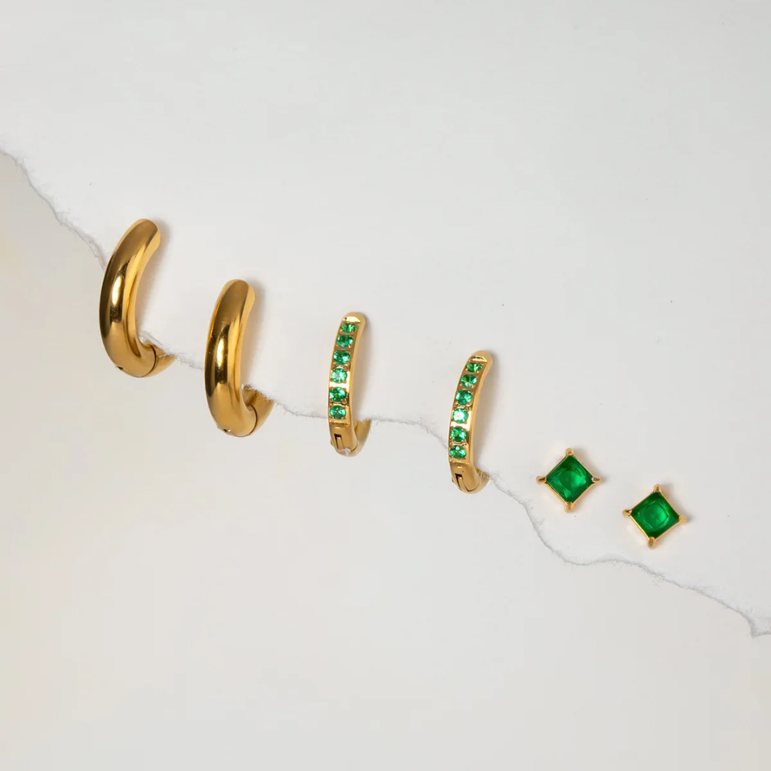 Wiser Emerald Piercing Set