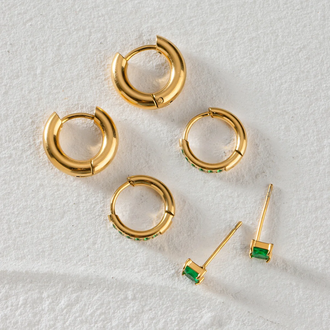 Wiser Emerald Piercing Set