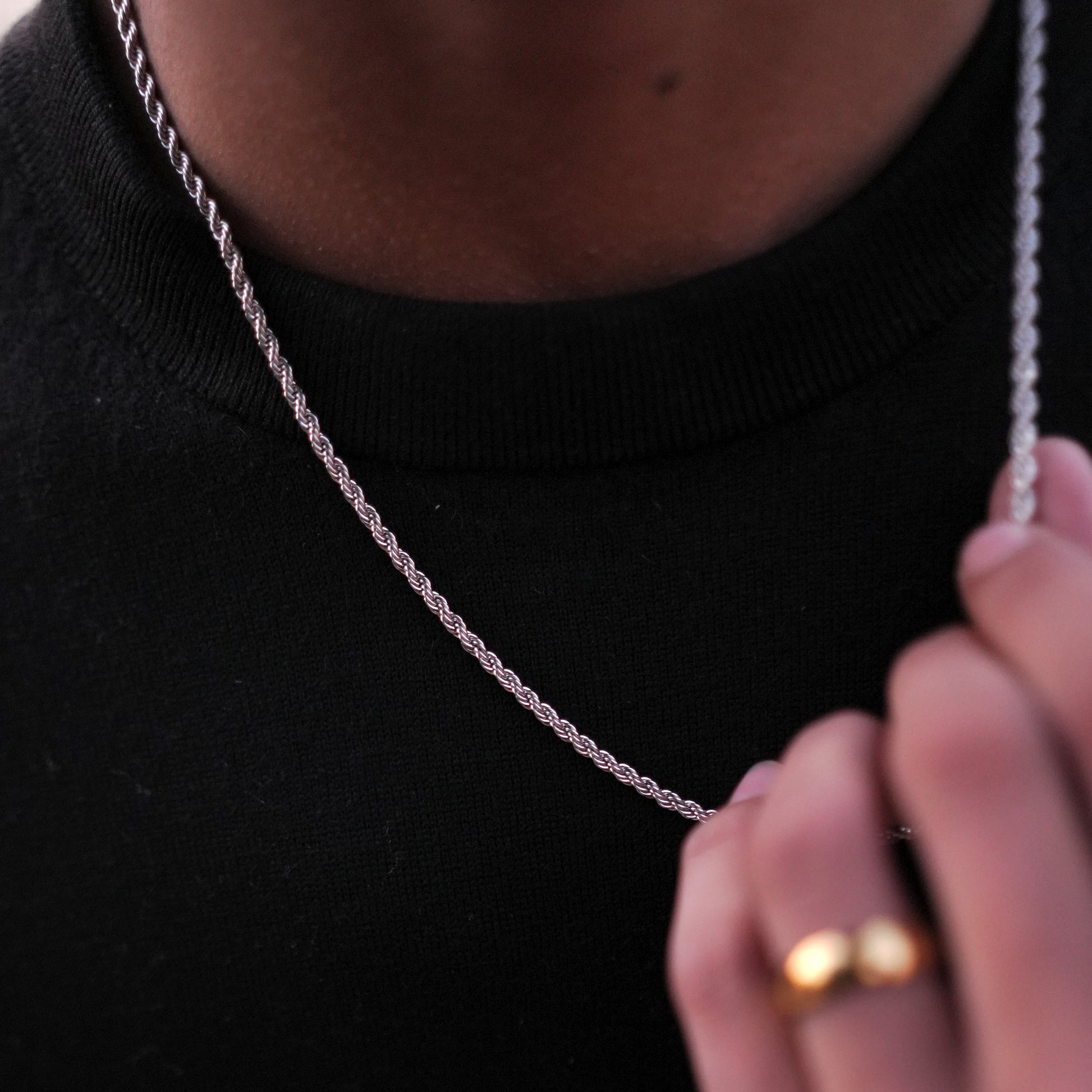 Thin Rope Couple Necklaces