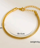 Luci Gold Chain Bracelet