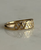 Piso Zigzag Diamond Ring