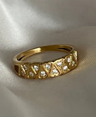 Piso Zigzag Diamond Ring