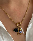 Grapes and Soul Charms Necklace