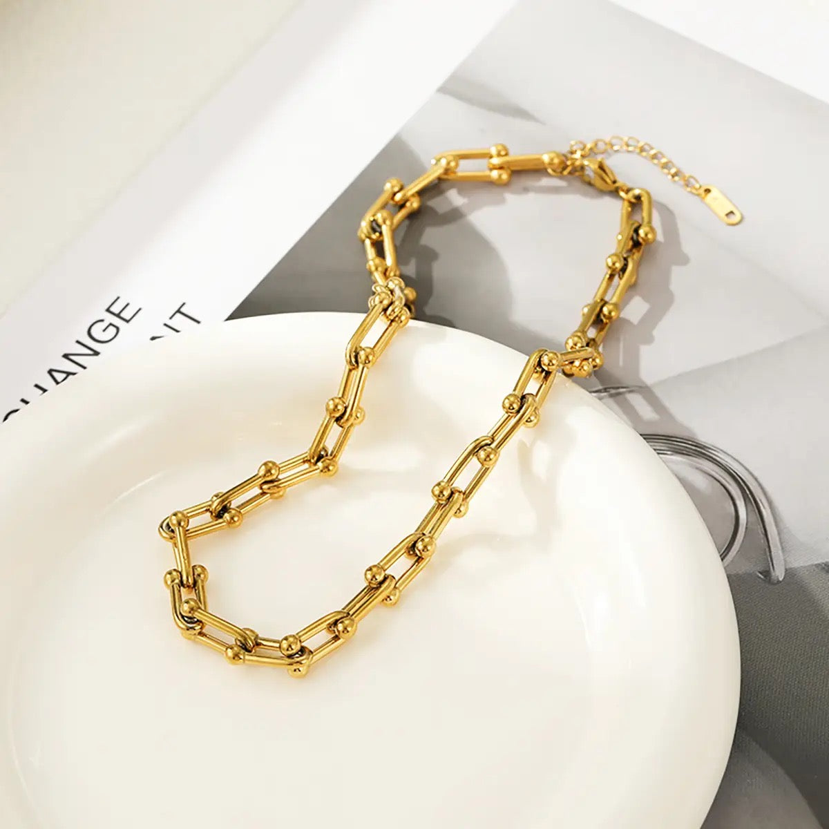 Liliana Linked Gold Necklaces