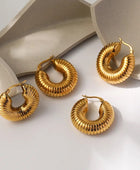 Parsia Gold Hoops