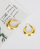 Evie Basic Gold Hoops