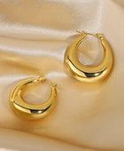 Evie Basic Gold Hoops