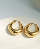 Evie Basic Gold Hoops