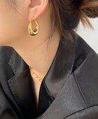 Evie Basic Gold Hoops