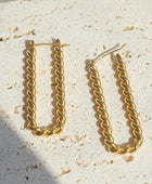 Karina Twisted Gold Hoops