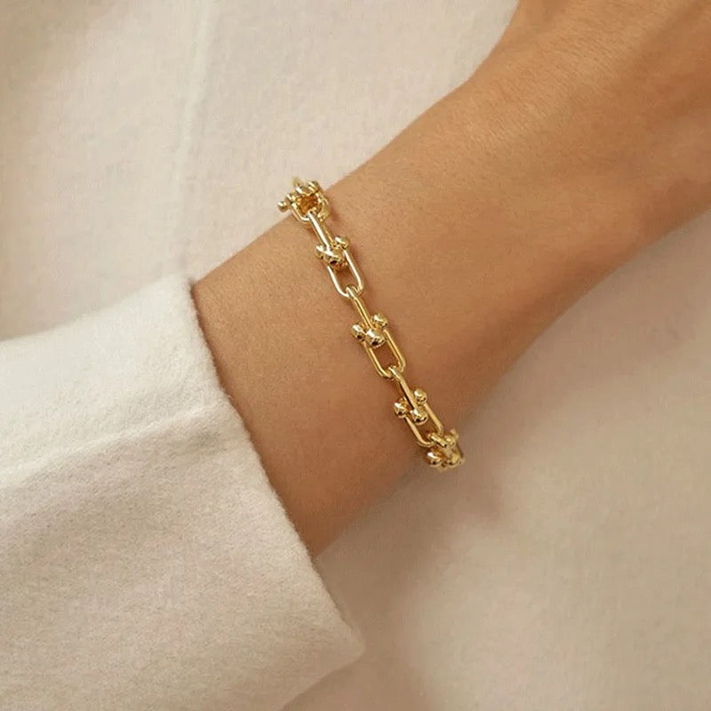 Liliana Gold Linked Bracelet