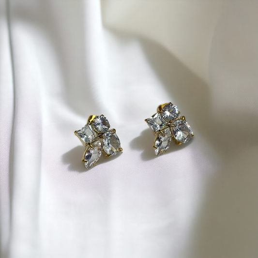 Rubio Diamond Asymmetric Earrings