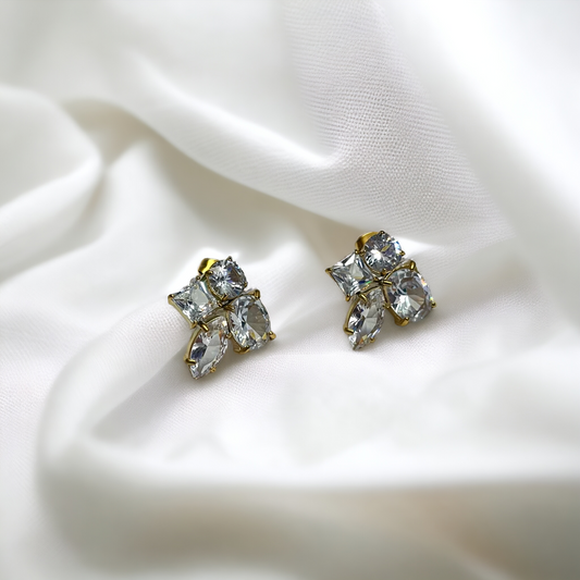 Rubio Diamond Asymmetric Earrings