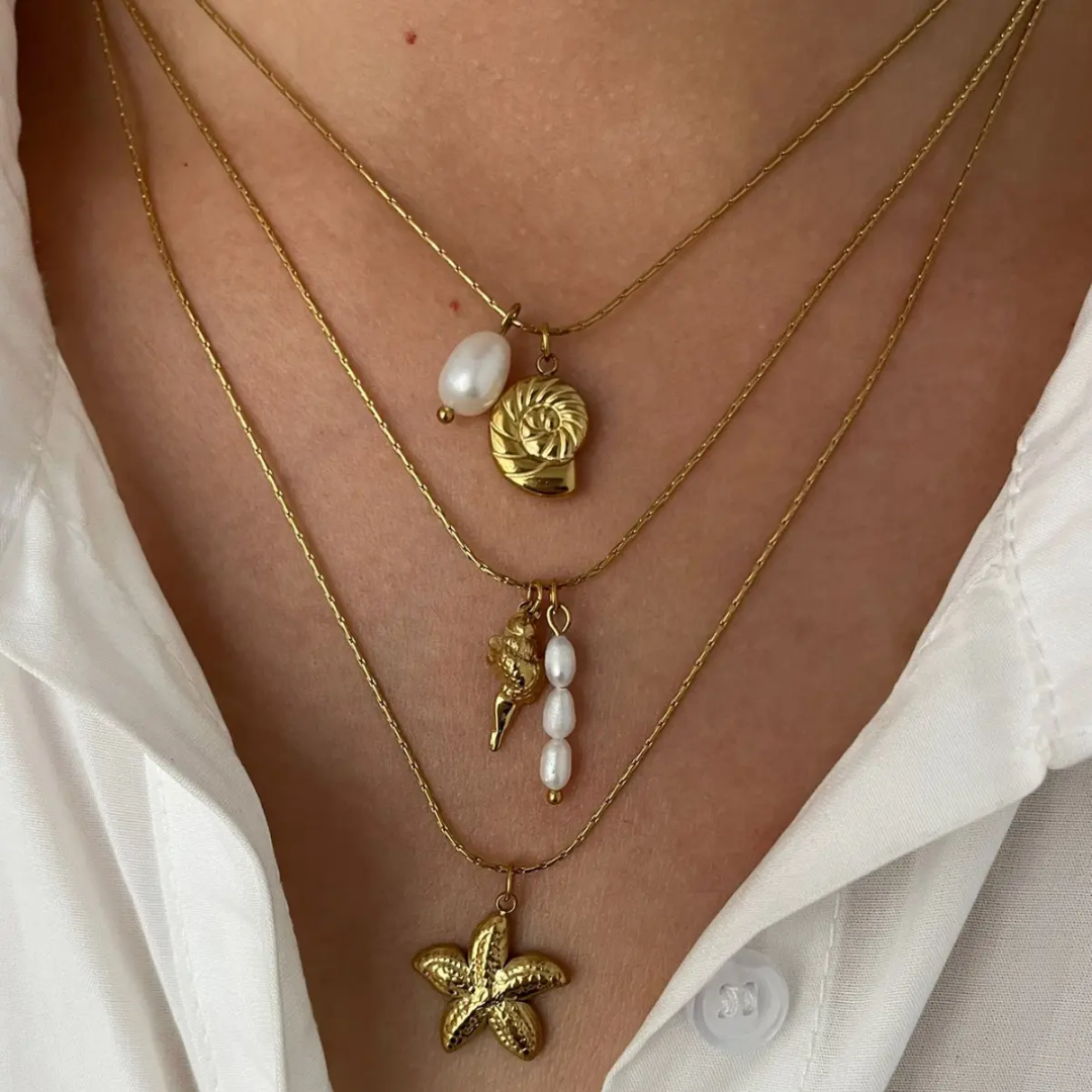 Go on Beach Gold Necklaces✨