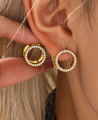 Neil Reversible Gold Earrings