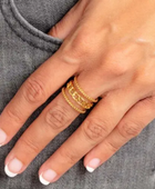 Kristi Linked Gold Ring