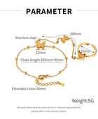 Classy Gold Butterfly Handchain