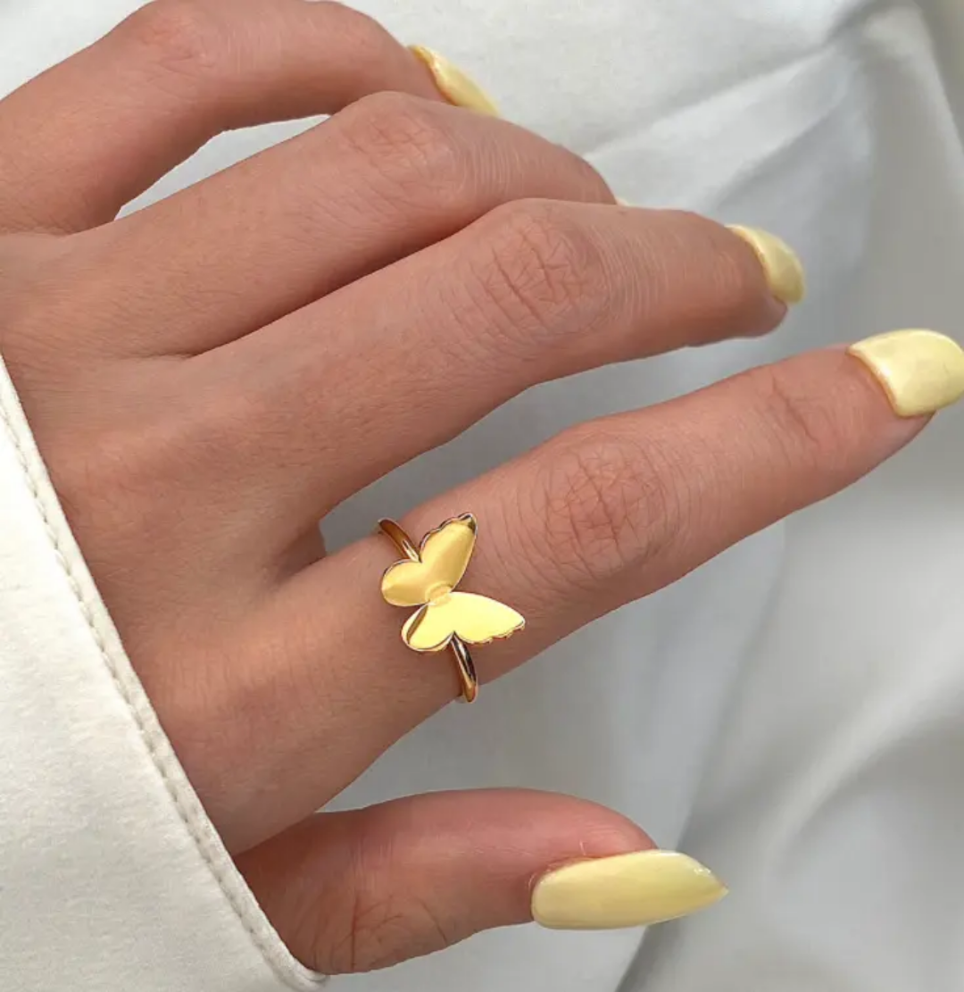 Paula Butterfly Gold Ring✨