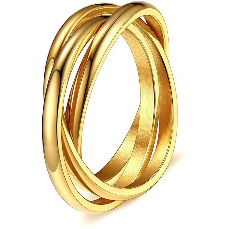 Tulip Band Couple Rings Combo