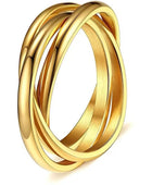 Tulip Band Couple Rings Combo