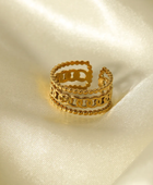 Kristi Linked Gold Ring