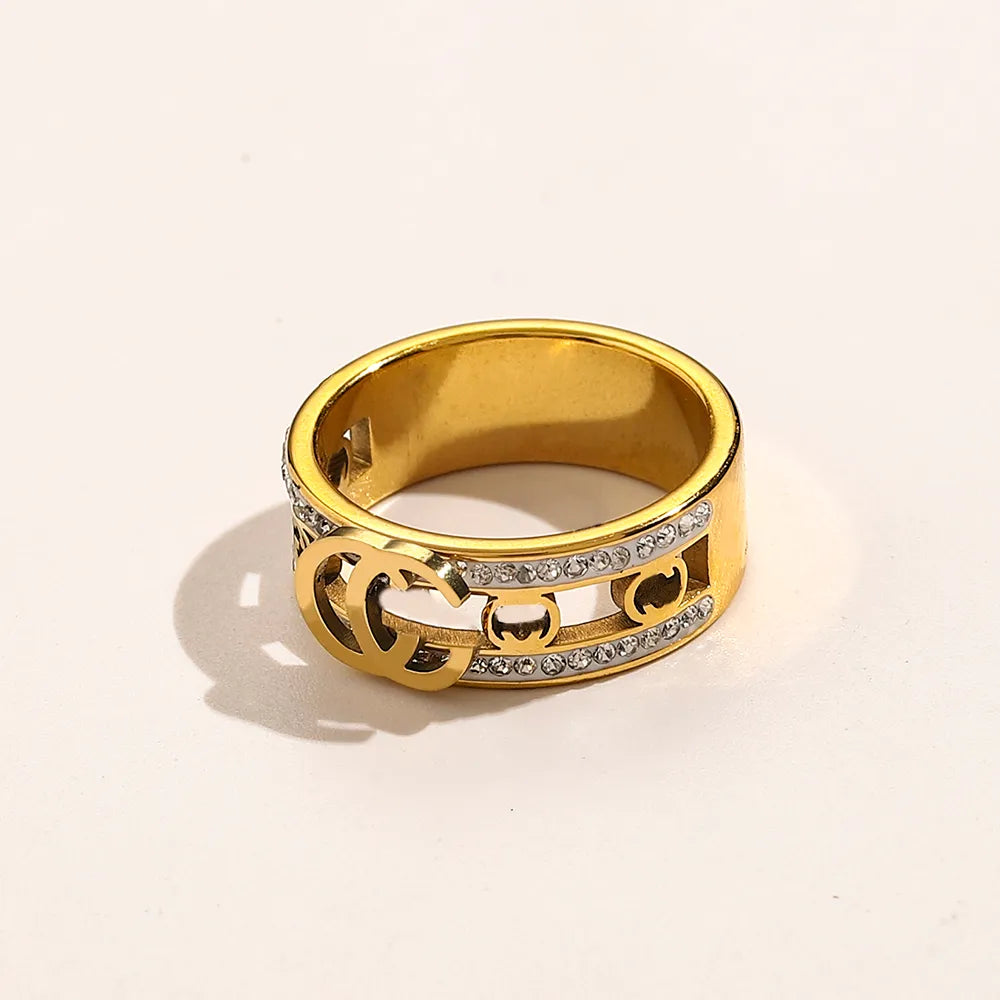 Elvi Gold Designer Ring